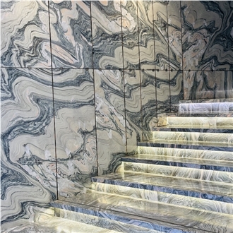 Water Cloudy Grey Marble Marble Slabs