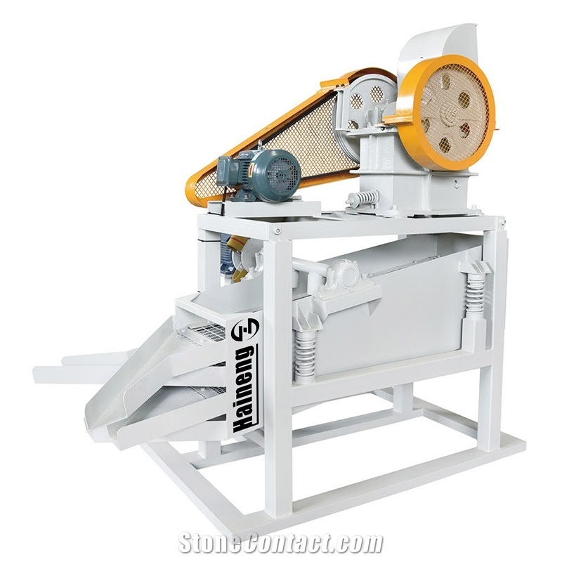 Protable Small  Rock Crusher And Screening Machine