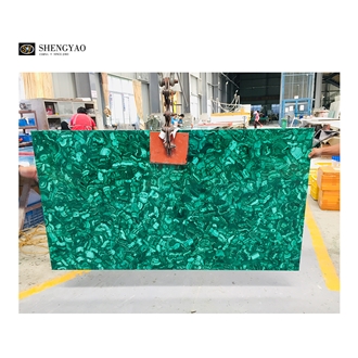 Large Size Natural Green Malachite Gemstone Slabs