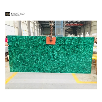 Large Size Natural Green Malachite Gemstone Slabs