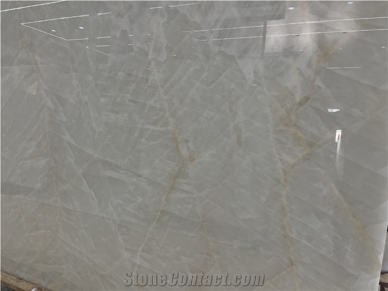 2CM White Onyx Slabs Polilshed