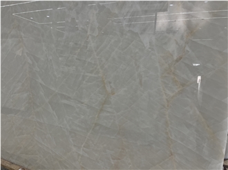 2CM White Onyx Slabs Polilshed