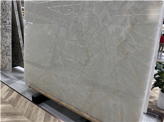 2CM White Onyx Slabs Polilshed