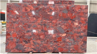 Aquarius Red Granite Slabs For High-End Decoration Aquarius Red Granite Slabs For High-End Decoration
