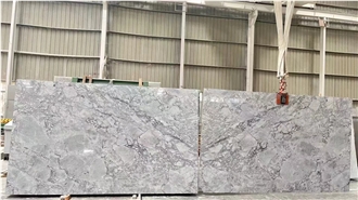 Beautiful Super White Quartzite Slabs For Wall