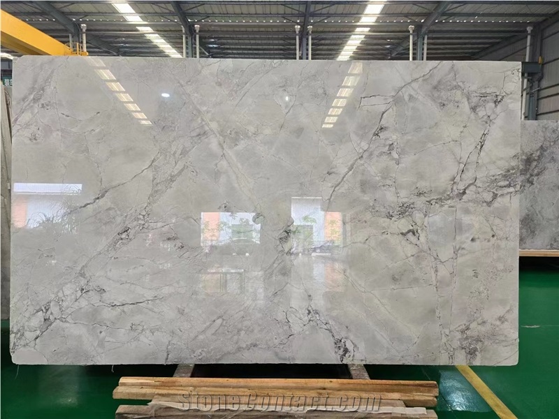 Beautiful Super White Quartzite Slabs For Wall