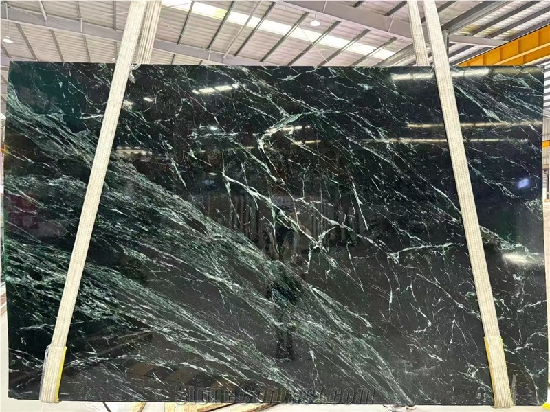 Cheap Prada Green Lux Marble Verde Alpi Scuro Marble Tiles