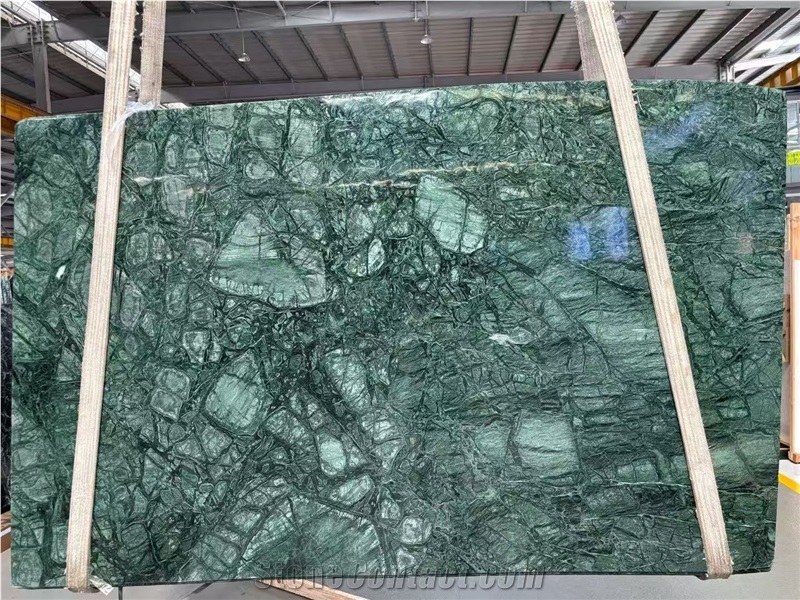 Cheap Prada Green Lux Marble Verde Alpi Scuro Marble Tiles