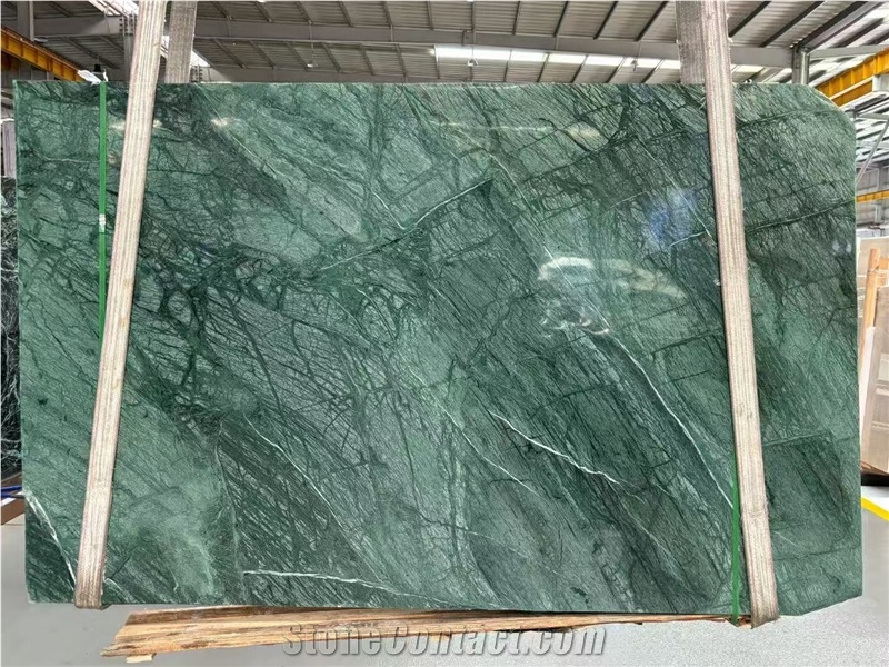 Cheap Prada Green Lux Marble Verde Alpi Scuro Marble Tiles