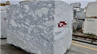 DMD New Arabescato Calcite Marble Block