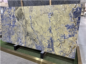 DMD New Blue Sodalite Marble Slabs DMD New Blue Sodalite Marble Slabs