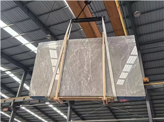 Good Price Turkey Cloud Dora Ash Marble Slab Tiles
