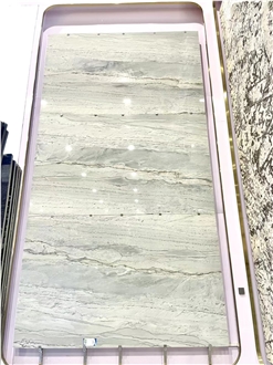 Green Vein Everest Quartzite Slabs For Background