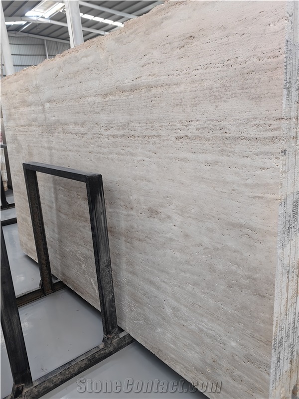 Light Beige Travertine Slabs