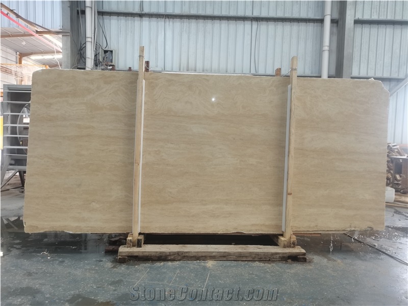 Light Beige Travertine Slabs