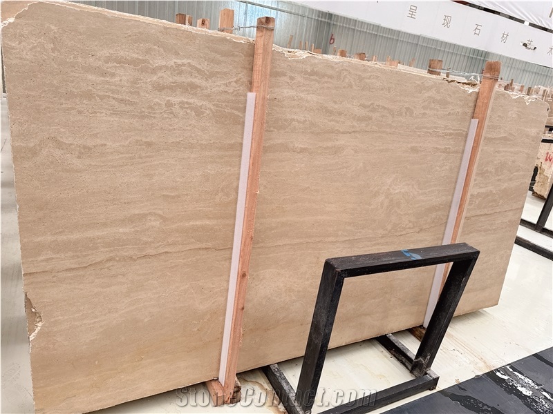 Light Beige Travertine Slabs