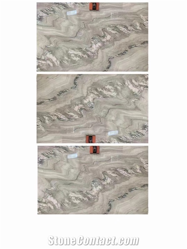 Macaubas Fantasy Quartzite Slabs For Wall Decoration