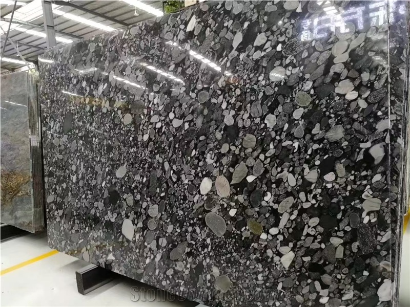 Marinace Black Granite Slabs