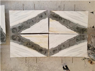 Panda White Marble Slabs Dalmata White Marble