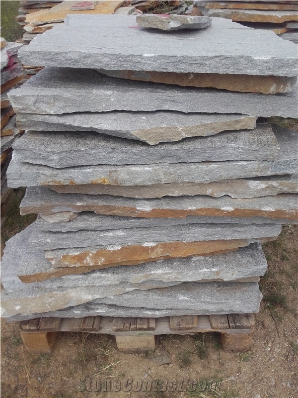Gray-Beige Gneiss Patio Paving Tiles