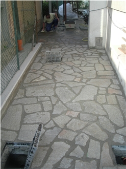 Gray-Beige Gneiss Patio Paving Tiles