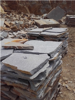 Gray-Beige Gneiss Patio Paving Tiles