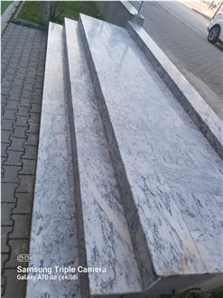 Antelope Grey Polished Marble Stone Steps Stone Risers