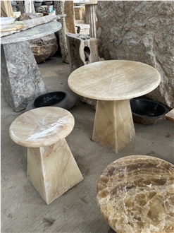 Travertine Coffee Table Set
