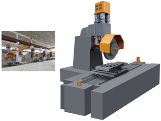 Single Arm Multi-Blades Stone Cutting Machine Single Arm Multi-Blades Stone Cutting Machine