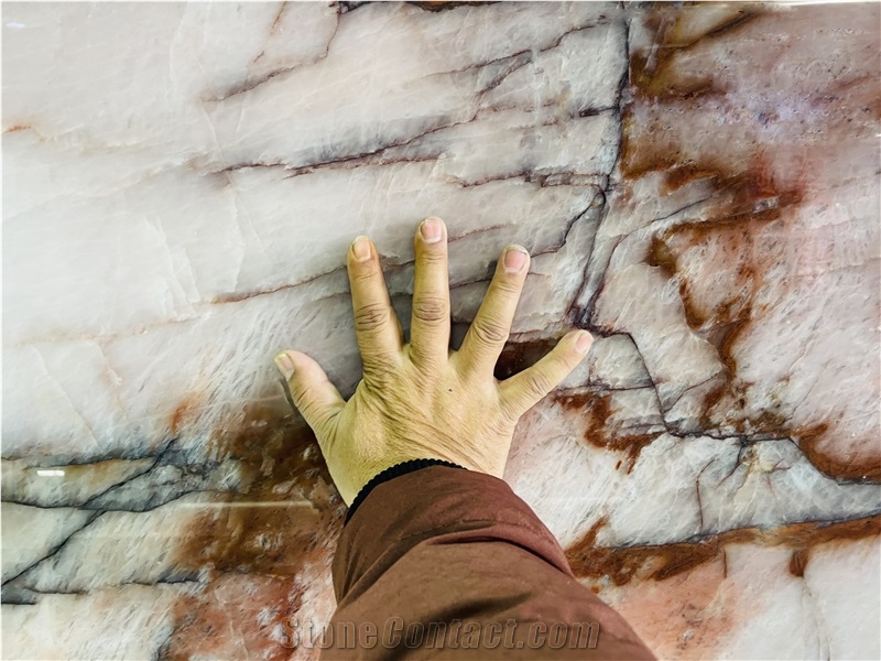 Juliet Crystal Quartzite Slabs