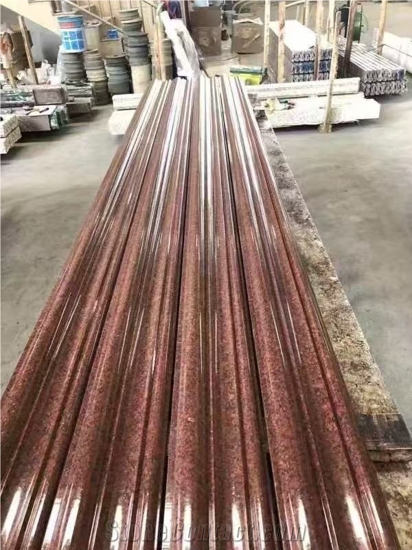 Baltic Brown Granite Ogee Molding For Elevator Wall Cladding