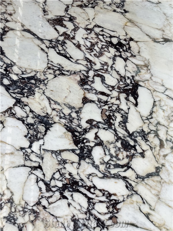 Prefabricated Calacatta Viola Marble Kitchen Island Tops