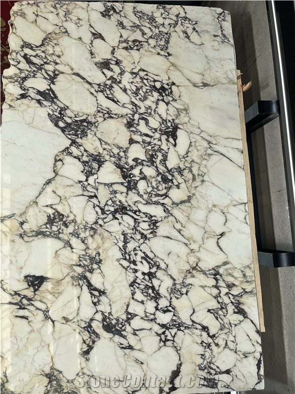 Prefabricated Calacatta Viola Marble Kitchen Island Tops
