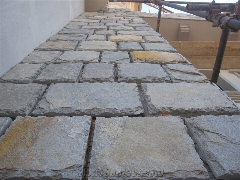 Alpine Silver Grey Gneiss Tiles