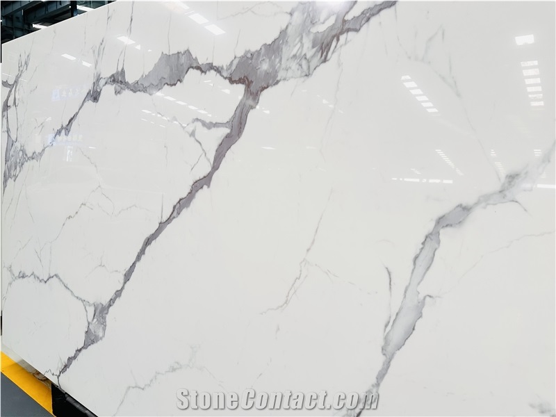 Calacatta Bluish Nano Stone Slabs