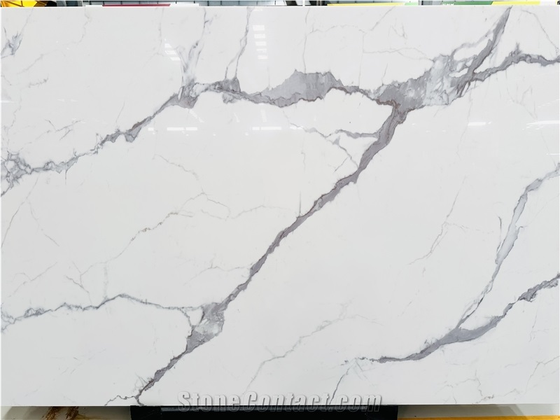 Calacatta Bluish Nano Stone Slabs
