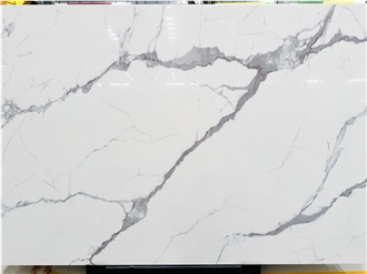 Calacatta Bluish Nano Stone Slabs