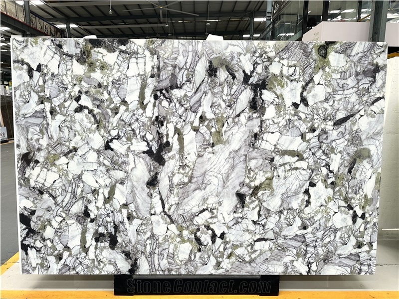 Cold Jade Nano Crystallized Glass Slabs