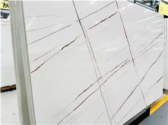Lauren White Nano Crystallized Glass Stone Slabs