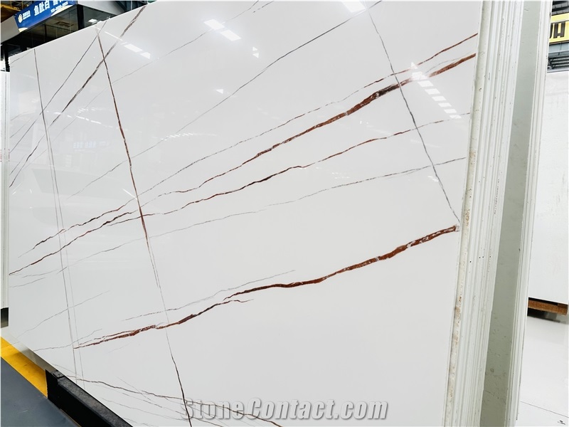Lauren White Nano Crystallized Glass Stone Slabs