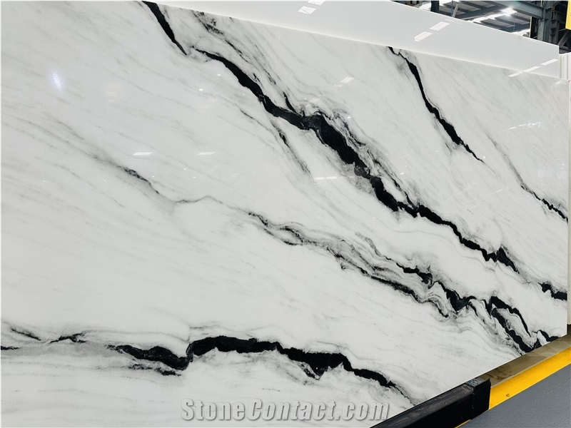 Panda White Nano Stone Slabs