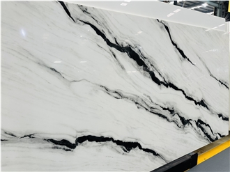 Panda White Nano Stone Slabs