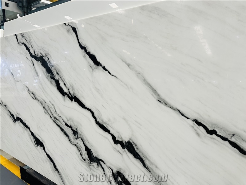 Panda White Nano Stone Slabs