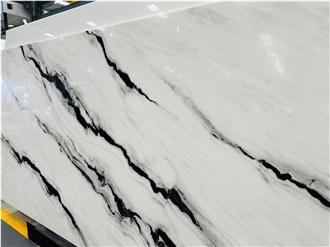 Panda White Nano Stone Slabs
