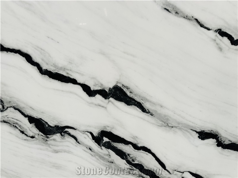 Panda White Nano Stone Slabs