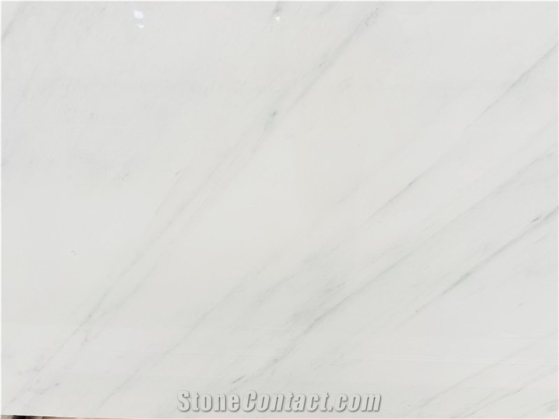 East Ariston White Marble Slab Tiles