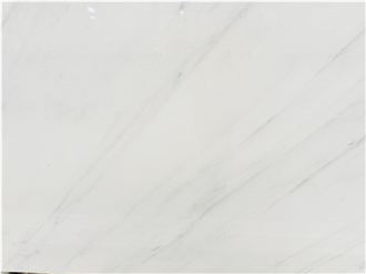 East Ariston White Marble Slab Tiles