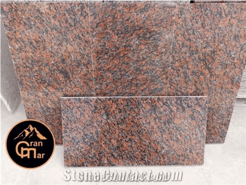 Red Aswan Granite Tiles