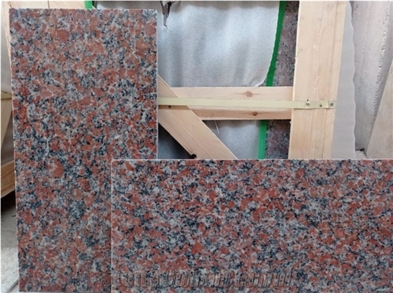 Red Aswan Granite Tiles