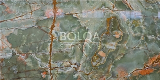 Iran Dark Green Onyx Slabs